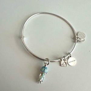 ALEX AND ANI jellyfish charm bangle